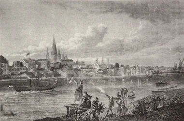 Steel Engraving from a Rhine Album by Friedrich Foltz
